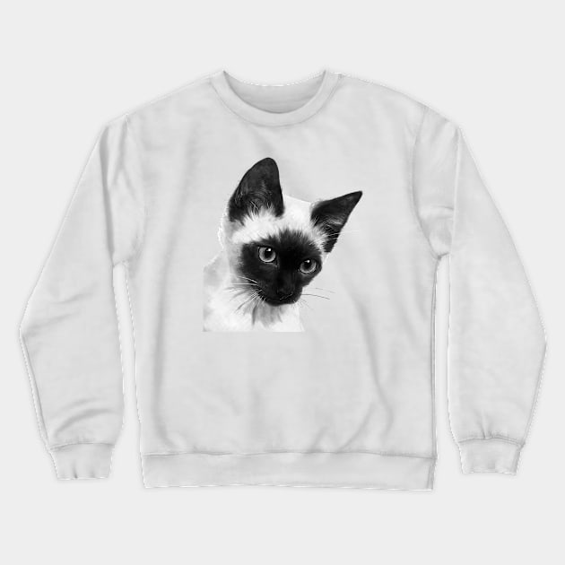 Siamese Crewneck Sweatshirt by LauraGraves